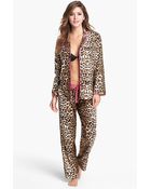Betsey Johnson Print Flannel Pajamas - Lyst