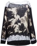 Blumarine Printed Sweater - Lyst