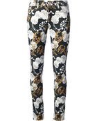 Philipp Plein Printed Skinny Jean - Lyst