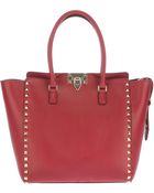 Valentino Rockstud Tote - Lyst