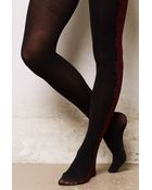 Anna Sui Arabesque Panel Tights - Lyst