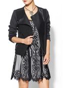 Tibi Boucle Knit Biker Jacket - Lyst