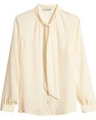 H&M Pussybow Blouse - Lyst