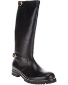 Sergio Rossi Buckled Boot - Lyst