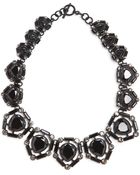 Mango Faceted Crystal Choker - Lyst