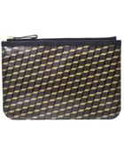 Pierre Hardy Cubeprint Coated Canvas Pouch - Lyst