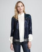 Haute Hippie Flapper Fringetrim Beaded Jacket - Lyst
