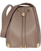 Vince Camuto Janet Leather Drawstring Tote Bag - Lyst