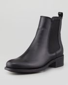 La Canadienne Sara Leather Chelsea Bootie Black - Lyst