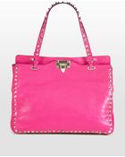 Valentino Rockstud Tote - Lyst
