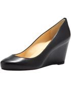 Christian Louboutin Melisa Napa Wedge Red Sole Pumps - Lyst