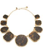 Kate Spade Tortoiselook Statement Necklace - Lyst