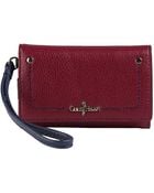 Cole Haan Parker Colorblock Leather Tech Snap Wallet - Lyst