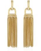 Rachel Zoe Pave Tassel Earrings - Lyst