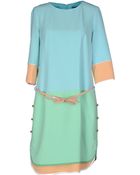 Class Roberto Cavalli Short Dress - Lyst