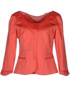 Alberta Ferretti Blazer - Lyst
