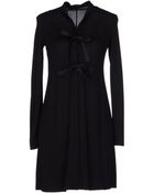 Jil Sander Navy Short Dress - Lyst