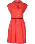 Miu Miu Short Dress - Lyst