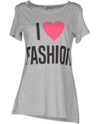 Moschino Cheap & Chic Short Sleeve Tshirt - Lyst