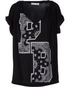 Balmain Short Sleeve Tshirt - Lyst