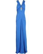 Roberto Cavalli Long Dress - Lyst