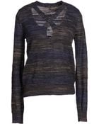 Theyskens' Theory Long Sleeve Sweater - Lyst