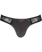 Topshop Leafy Lace Satin Mini Knickers - Lyst