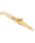 Kate Spade Sailor Knot Hinge Bracelet Golden - Lyst