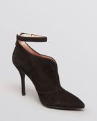 Enzo Angiolini Pointed Toe Booties Pamla High Heel - Lyst