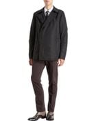 Lanvin Doublebreasted Waterrepellent Peacoat - Lyst