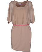 Scee By Twin-set Short Dress - Lyst