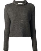 3.1 Phillip Lim Textured Wool Blend Sweater - Lyst
