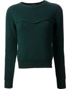 Isabel Marant Beth Structured Wool Pullover - Lyst