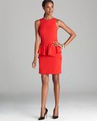 MICHAEL Michael Kors Peplum Dress - Lyst