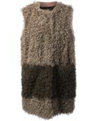 MSGM Fur Gilet - Lyst
