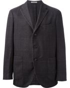 Boglioli Check Blazer - Lyst