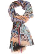 Etro Printed Scarf - Lyst