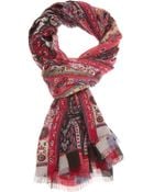 Etro Printed Scarf - Lyst