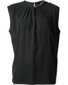 Philipp Plein Sleeveless Top - Lyst
