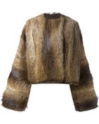 Haider Ackermann Reversible Raccoon Fur Jacket - Lyst