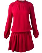 Isabel Marant Drop Waist Dress - Lyst