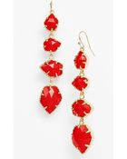 Kendra Scott Stone Drop Earrings - Lyst