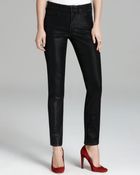 Nydj Sheri Coated Skinny Jeans - Lyst