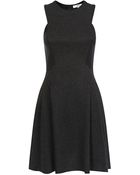 Robert Rodriguez Fit Flare Techno Dress - Lyst