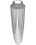 Topshop Mega Beaded Drape Necklace - Lyst