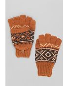 Urban Outfitters Fair Isle Convertible Glove - Lyst