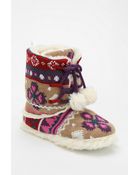 Urban Outfitters Fairisle Slipperboot - Lyst