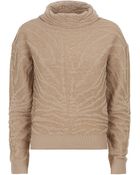 Carven Animal Knit Sweater - Lyst