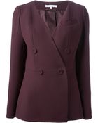 Carven Double Breasted Blazer - Lyst