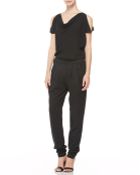 Donna Karan New York Pleated Tapered-Leg Trousers - Lyst